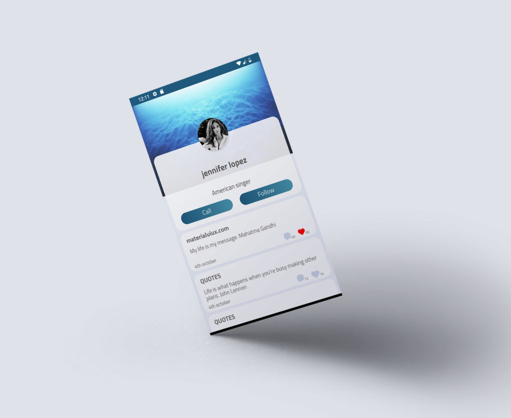 Material UiUx - Free Android App Design with Xml Source Code & tutorials