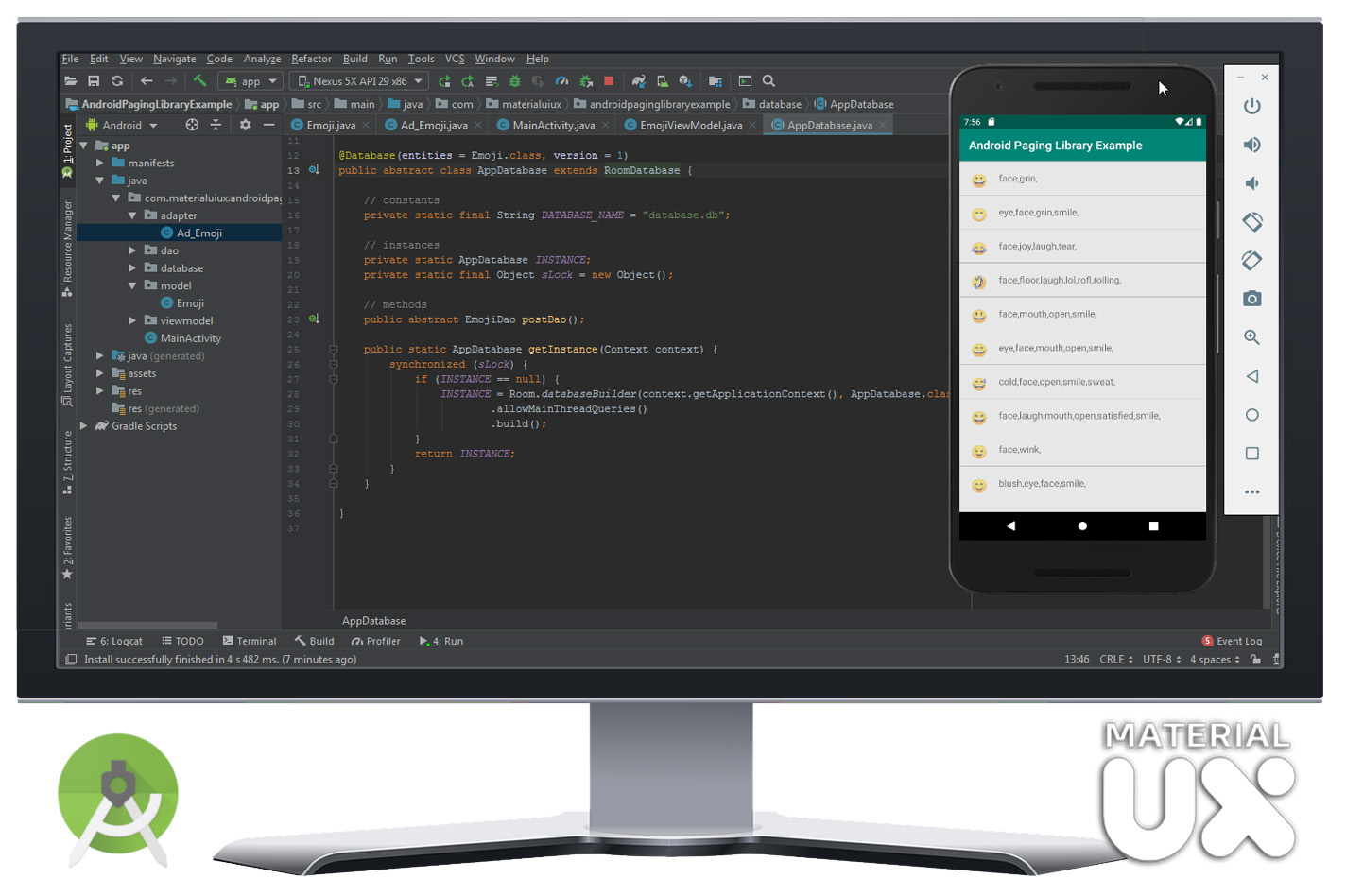 android paging library tutorial with source code Material UiUx